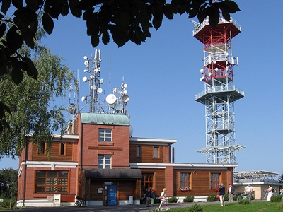 Kozákov - chata a rozhledna